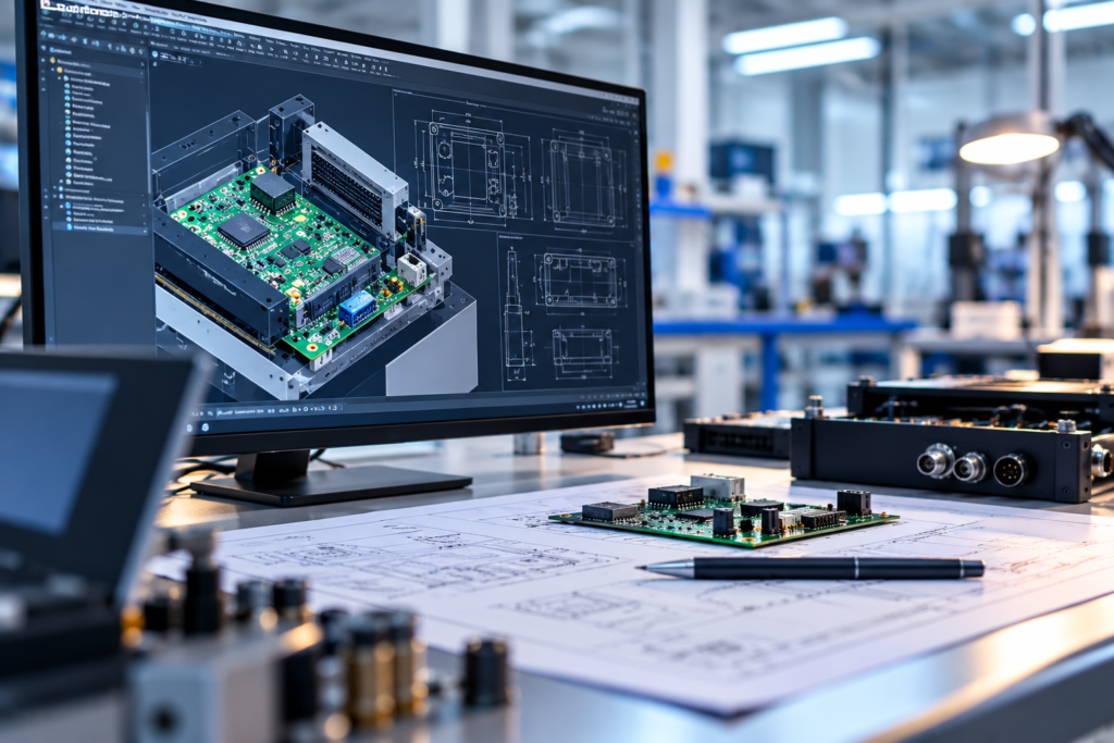 Engineering design and product development for electronic and electromechanical assemblies